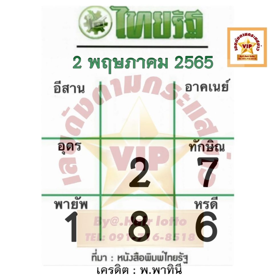 เลขเด็ดไทยรัฐ-2-5-65